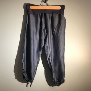 Lululemon Post Power Crop Size 4 Blue Cadet